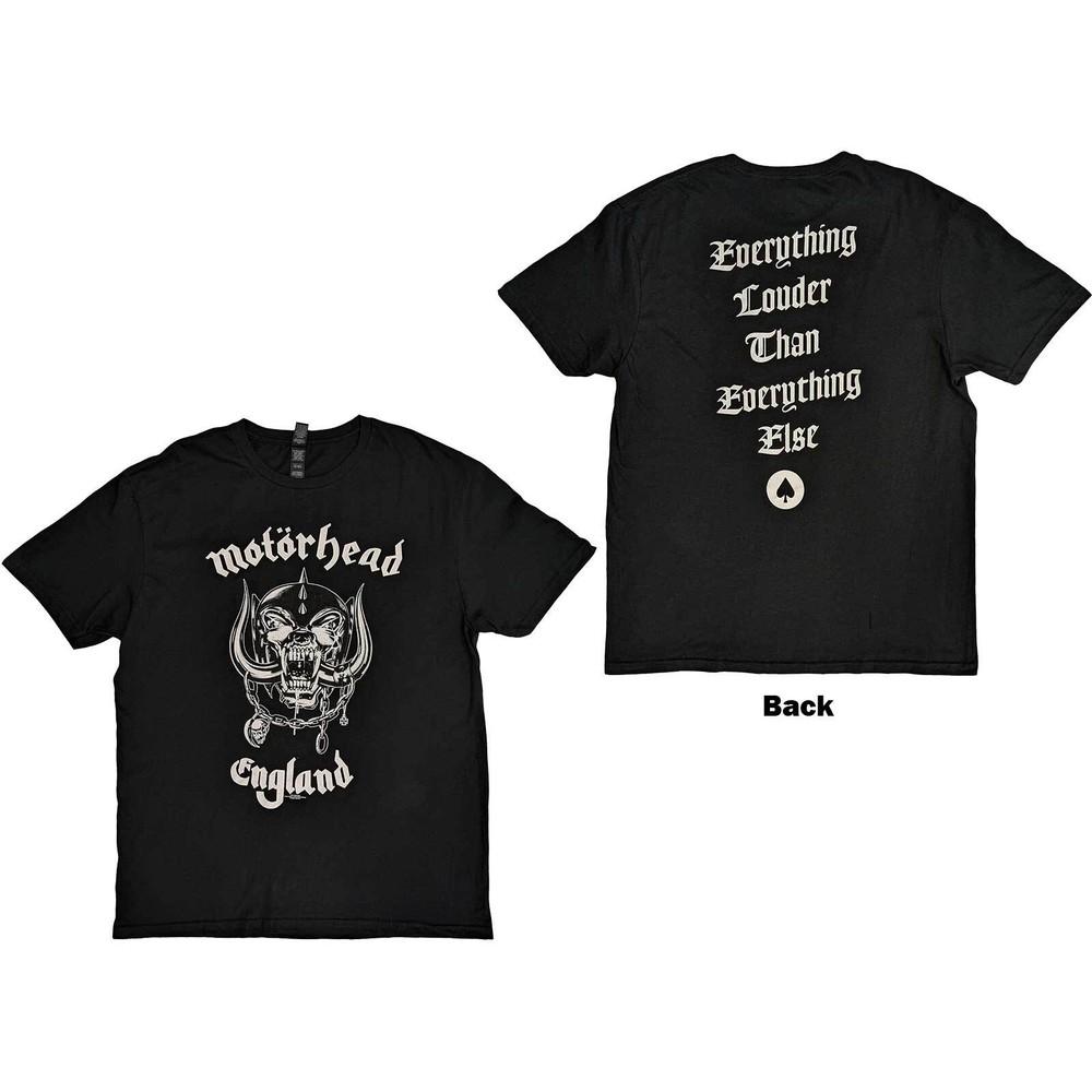 Motorhead England T-Shirt black New Unisex T-Shirt S