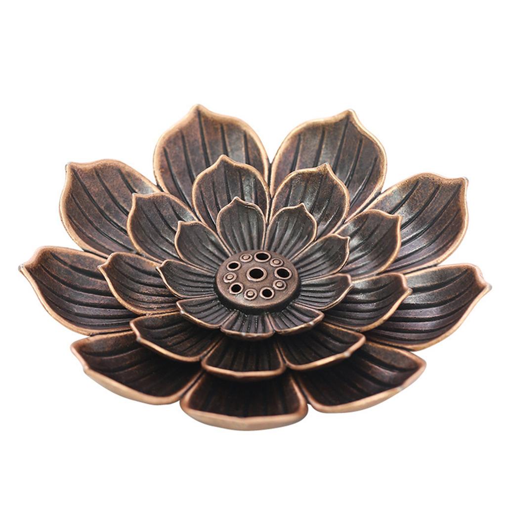 Alloy Incense Burner Stick Holder Line Incense Plate Sandalwood Coil Base Home Decor