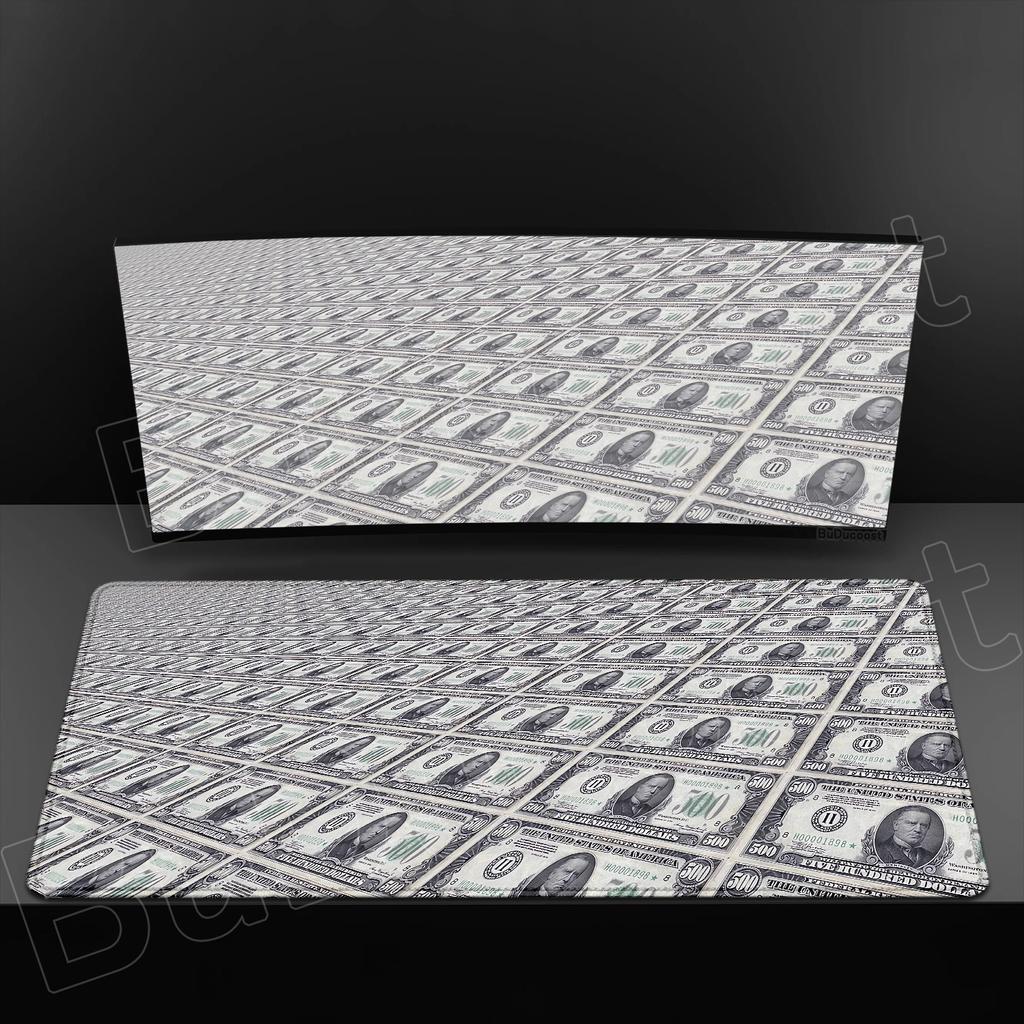 Tappetino per Mouse da Gioco Tappetino Mouse Dollaro 900x400mm Tappetino Tastiera Deskpad Tappetino Mouse Scrivania Gioco PC Tappetini da Scrivania Grandi in Gomma Accessori da Gioco