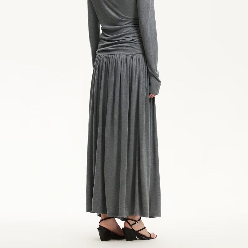 VEROMODA Women's Lyocell Blend High-Waist A-Line Skirt