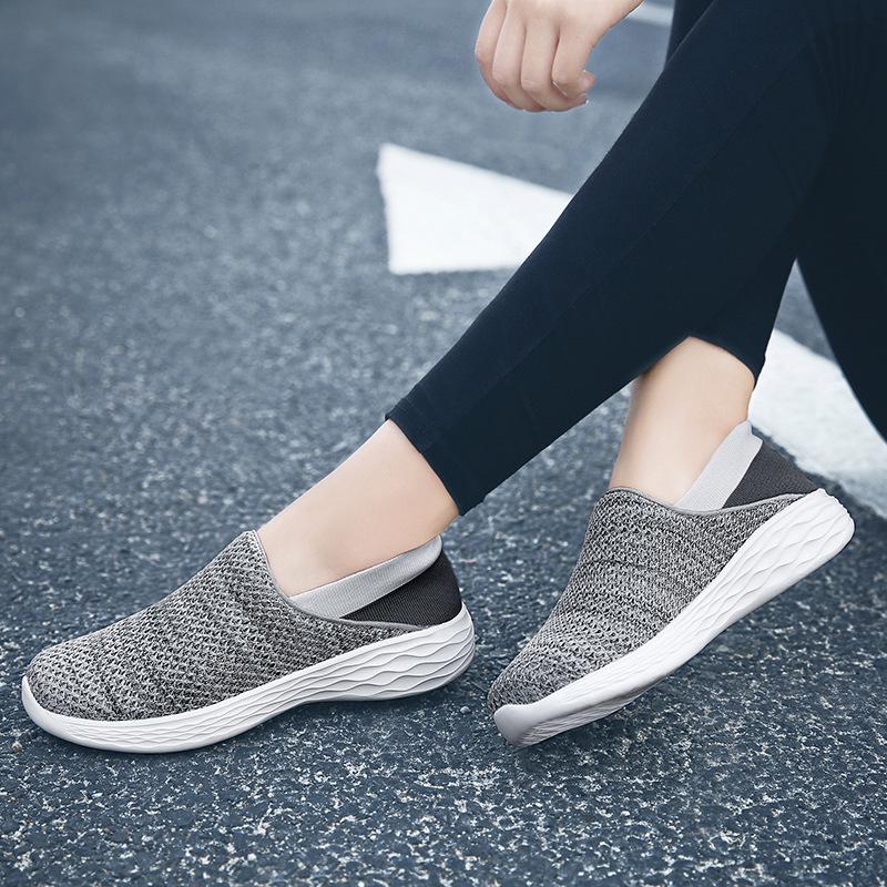 2019 summer new ultra-light mesh women's shoes breathable couple shoes Korean version casual large size 4647 running shoes