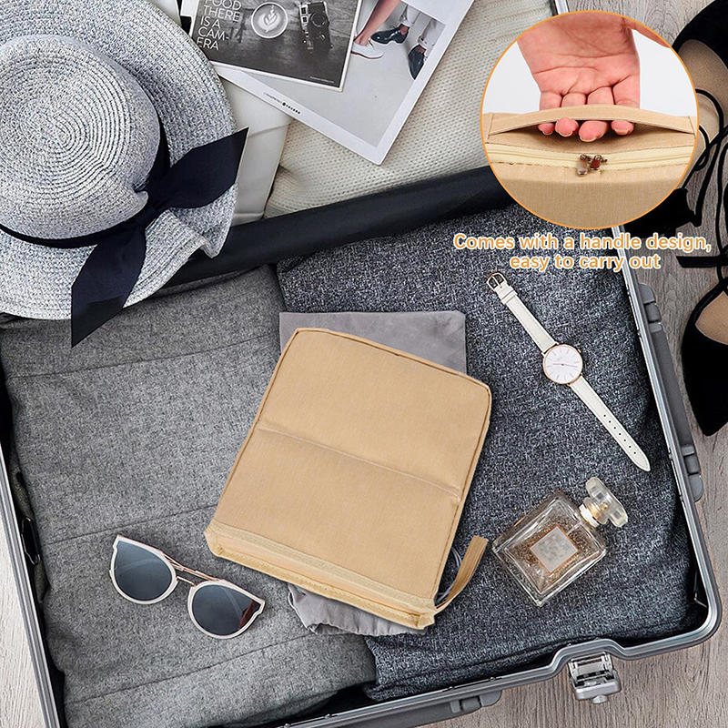 Large Capacity Storage Bag Minimalist Multi-functional Multi-layer High Aesthetic Student Stationery Bag Makeup Bag Storage Bag