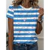 3D Printed Women's Short-sleeve T-shirt, Plus-size Women's Clothing, Fashionable and Versatile, Casual, Everyday Wear