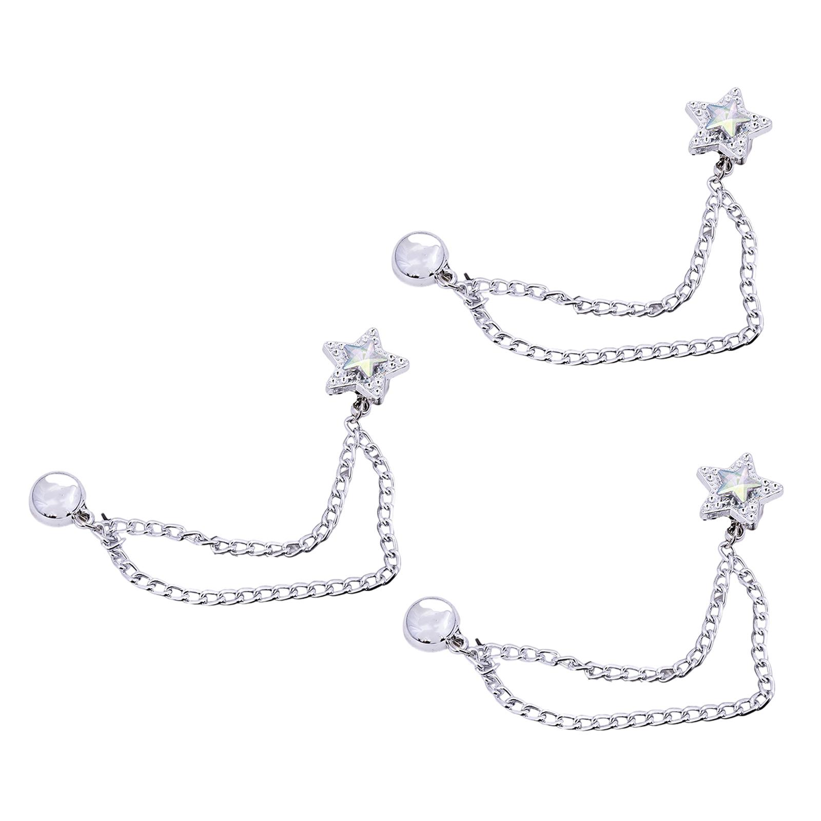 

3 шт. Магнитные зажимы для одежды с цепочкой, Милые бантики, Магнитные пряжки, Съемные магнитные булавки для кардигана, манжет, края D