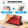 SY-003 For Xiaomi Redmi Note 13 5G/Note 13 5G (China) Case PU Leather Stand View Phone Wallet Cover with Hand Strap