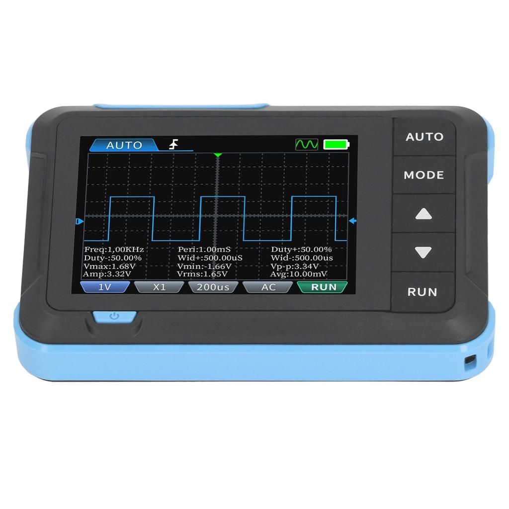 Handheld Mini Oscilloscope 2.8in TFT 1M Bandwidth 5.0MS s Sampling Rate Digital Oscillograph Meter