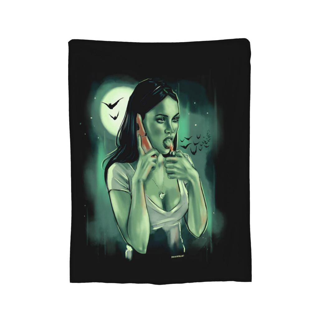 Jennifer's Body Horror Movie Poster Art Blankets  Flannel Awesome Soft Throw Blanket for Home Decoration