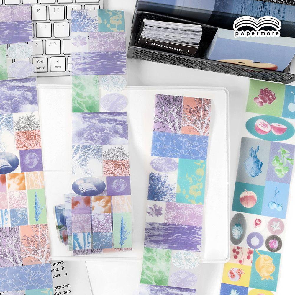 PaperMore PET Tape 'Like a Dream' Series: Die-cut Double Material with 8 Styles, Salty Life Base Material.
