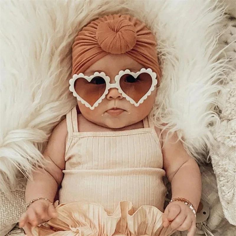 New Heart Shaped Sunglasses For Children Boys Girls Glassese UV400 Sun Glassese Outdoor Cute Cartoon Eyewear for Kids