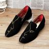 Movechain Herren Wildleder Slipper Herren Casual Stickerei Mokassins Oxfords Schuhe Mann Party Driving Flats EUR Größen 38-45