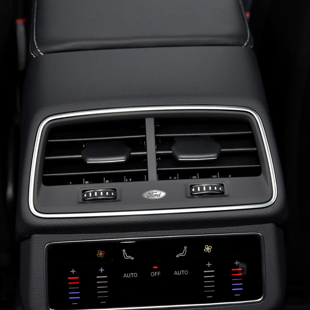 10/20pcs For Ford Escort Explorer Focus Kuga Mustang RS Ranger Car Interior Nickel Badge Phone Key Decoration Sticker Accessorie