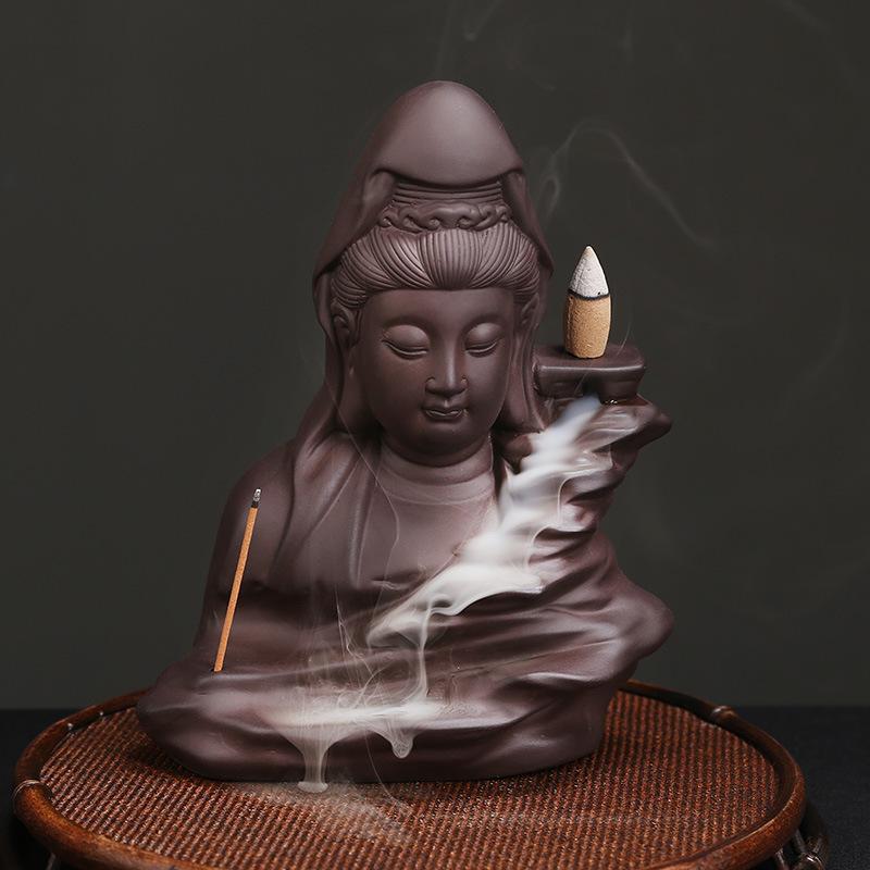 

Hot Dragon Incense Burner Smoke Backflow Best Cone Censer incense Holder mini Office Desk Home Decor Teahouse Ornament