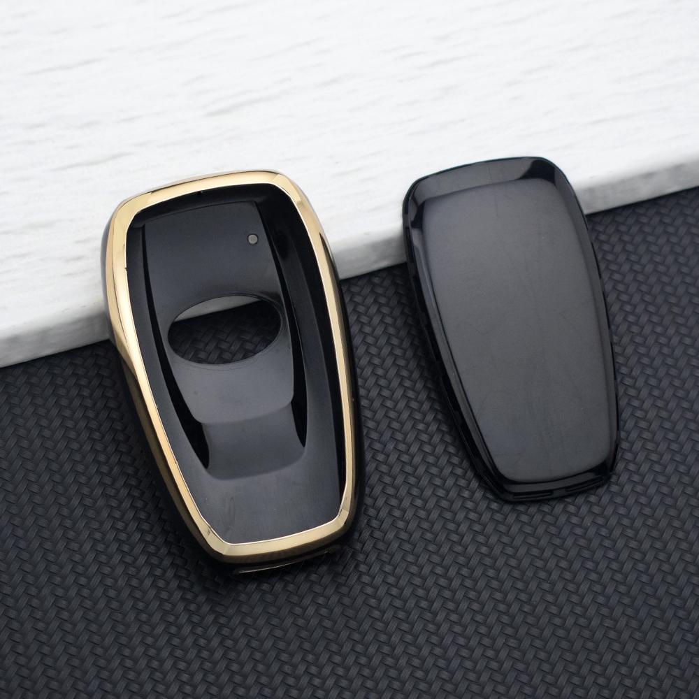 Smart Key Fob Cover for Subaru WRX STI XV Crosstrek Legacy BRZ Forester Impreza Outback 3/4 Buttons Key Protective Holder Chain