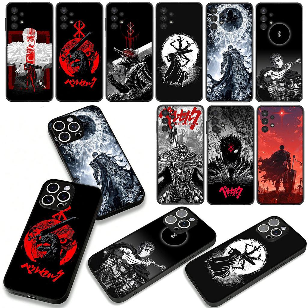 Berserks Comics Guts Phone Case for Samsung Galaxy A07 A13 A12 A14 A23 A42 A50 A51 A52 A53 A70 A71 A72 A21S A04 Note 20 9 8 10