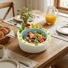Ceramic Salad Plate Cartoon Fruit Storage Tray Cute Snack Plate  Kitchen