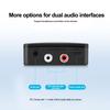 Bluetooth 6.0 Audio Receiver Wireless Stereo Music Hi-Fi 3.5mm Jack 2RCA Adapter Receivers with Mic for Car Speaker PC