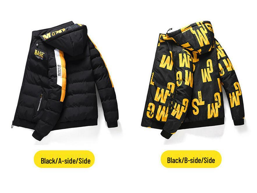 Adidas Youth Cold-Resistant Zippered Jacket - Thick, Warm, and Casual for Autumn and Winter