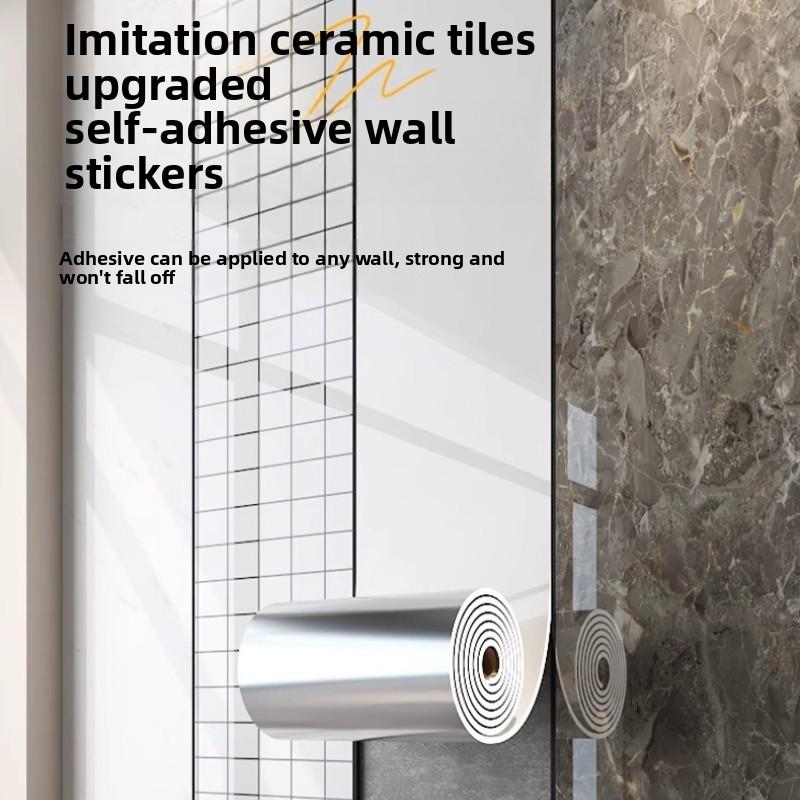 Naklejka na ścianę tła TV w salonie Pokrycie brzydka tapeta dekoracyjna