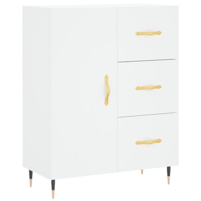 VidaXL Buffet White 69.5x34x90 Cm Engineered Wood 827892