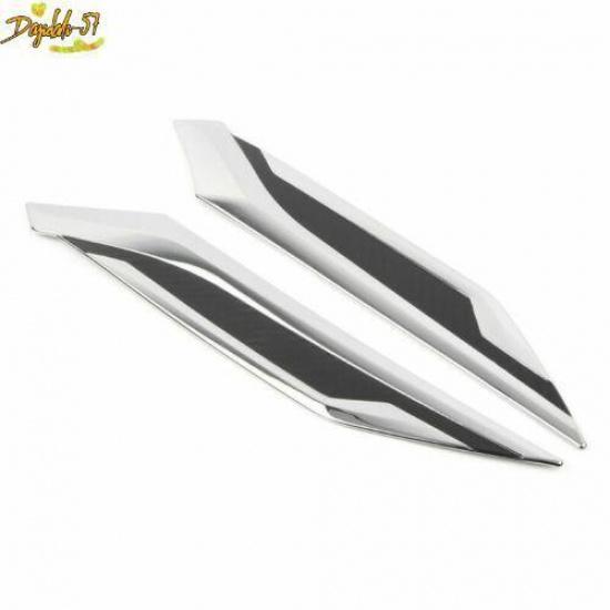 2pcs For   Toyota RAV4 Headlight Eyebrow Molding Cover Trim Decor