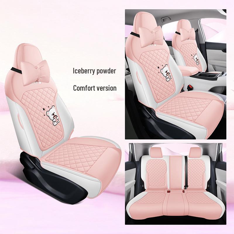 2026 Geely Galaxy Xingyuan Freedom Edition Car Seat Cover - 410 km Range, All-Season, Full Coverage, Cartoon Design.