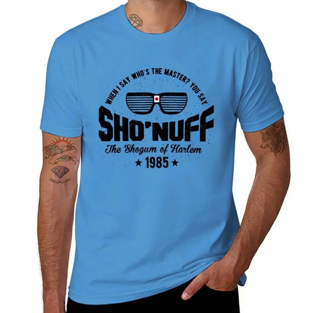 Shonuff Der Meister T-Shirt niedliche Kleidung erhabenes Sommeroberteil T-Shirts für Männer