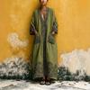 European and American Bohemian Women's Dress Seaside Vacation Elegant Fashion Print