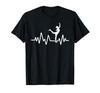 Figure Skating Heartbeat Cool Winter Sports Ice Skate Fans T-Shirt