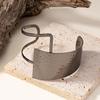 European and American Style Open Bangle: Elegant, Minimalist Design Bracelet for Women