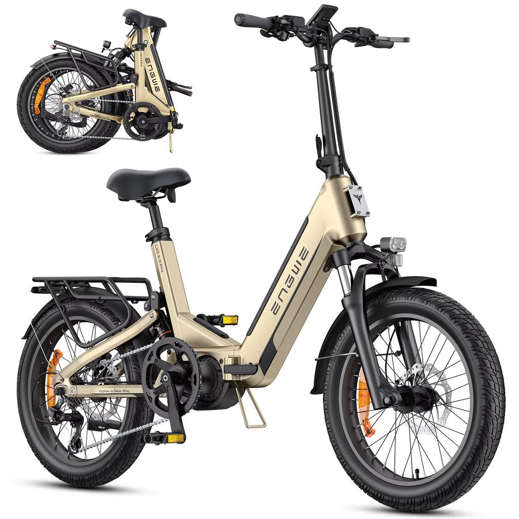 ENGWE L20 3.0 Pro Electric Bicycle 250W Motor 48V15AH Lithium Battery Hydraulic Disc Brake Electric Bike 20*3 inch Tires