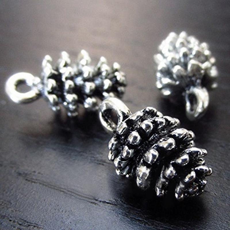 20pcs Charms pine cone 5*7*14mm Antique alloy pendant Vintage Tibetan ,DIY