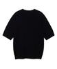 LEE Round Neck Short Sleeve Knit Black