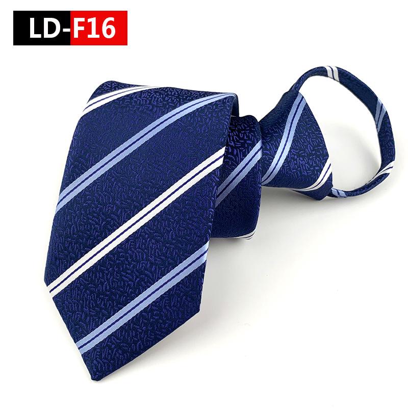 Zipper Style Knot-Free Men's Business Casual Tie