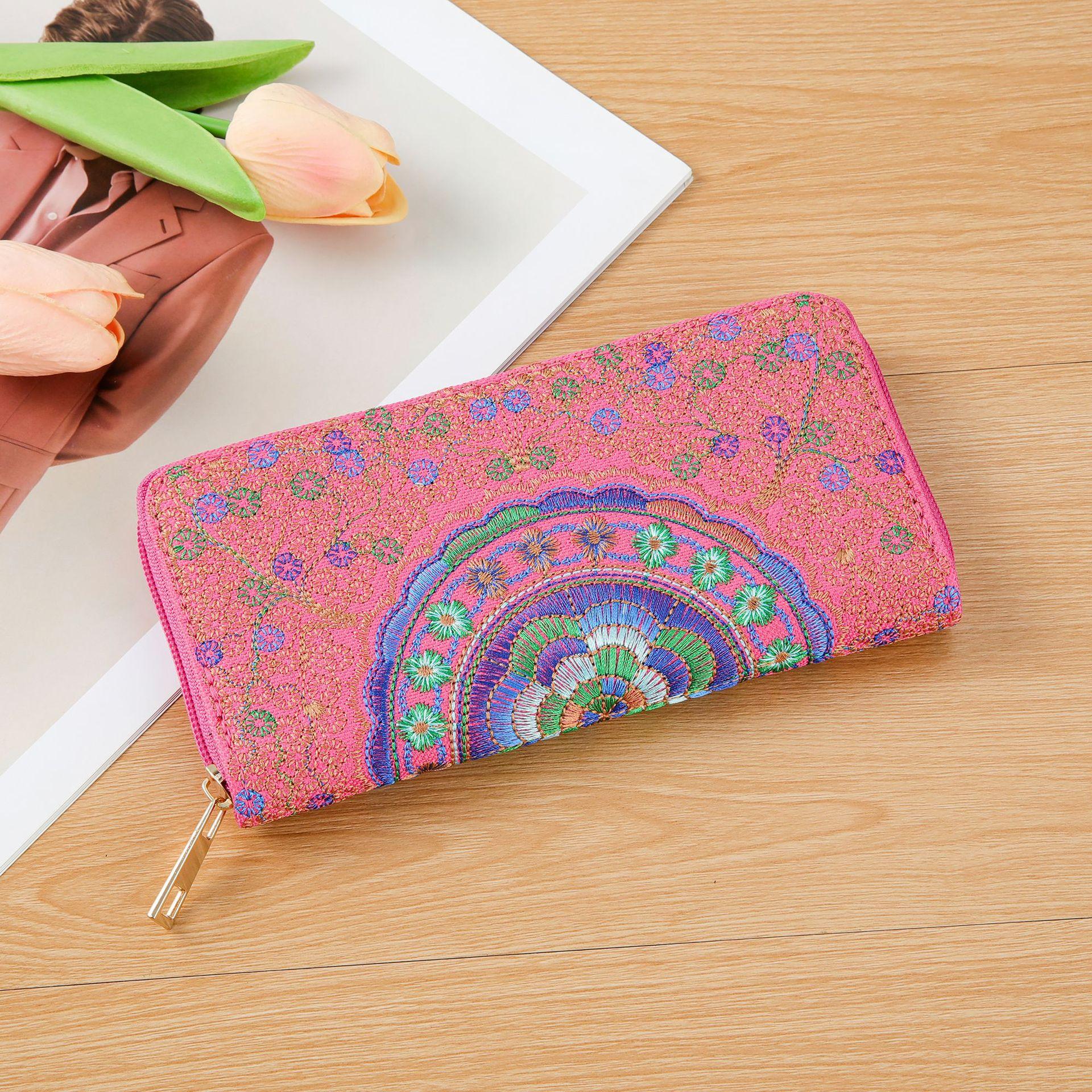 

Кошелек с вышивкой, сумка в этническом стиле, женский кошелек с одним выдвижным ремешком, сумка из ткани с вышивкой, сумка