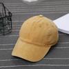 Washed Hat Old Baseball Hat Retro Duckbill Hat Solid Color Women S Outdoor