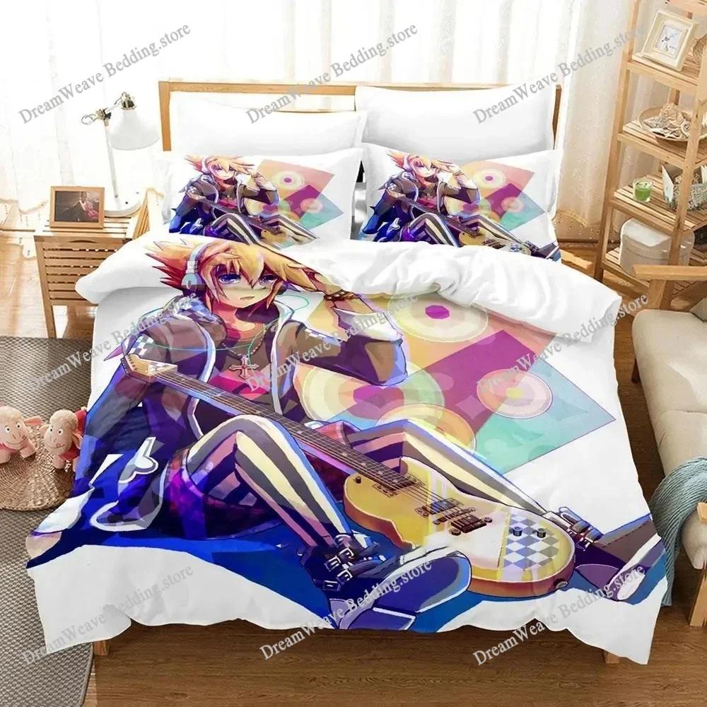 Neku Sakuraba The World Ends with You Bedding Set Duvet Cover Set Quilt Cover Pillowcase Comforter King Queen Size Boys Adult741