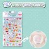 Assorted 3D Puffy Sticker – 6 Different Themes of Kawaii Stickers for for DIY Crafts, Journaling & Rewards