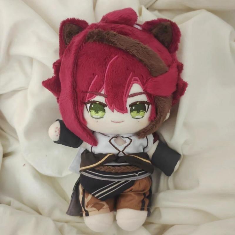 20CM Genshin Impact Shikanoin Heizou Baumwollpuppe Mädchen Plüschtiere Student Plüschpuppe Entzückende Köstlichkeit Pelzige Ohren Weihnachtsgeschenk