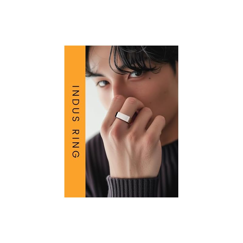 [Bestyle] Women's Signet Ring, Men's Surgical Stainless Steel Ring, Hypoallergenic, , Unisex, Cool, Wide Band, 7mm Width, Mirror Finish, Simple,