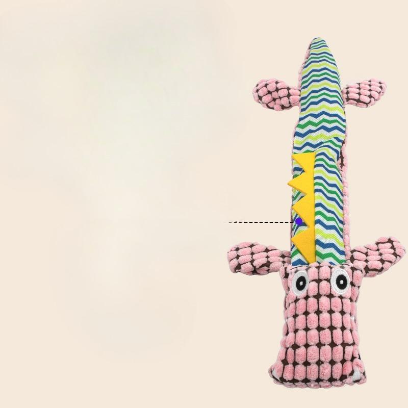 Plush Crocodile Dog Toys, Large Dog Toys, Unbreakable Teeth Grinding and Teeth Cleaning Dog Toys