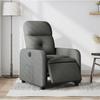 Vidaxl Electric Recliner, Dark Gray, Fabric Upholstered