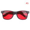 Black Frame Red Blue Green 3D Glasses Mountaineering Glasses For Amblyopia Training Vision Correction Training Practice For Teen