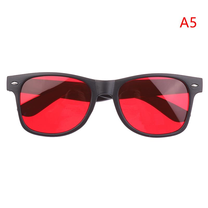 Black Frame Red Blue Green 3D Glasses Mountaineering Glasses For Amblyopia Training Vision Correction Training Practice For Teen