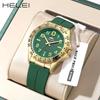HELEI 2024 Men's Quartz Outdoor Sport Watch with Silicone Strap