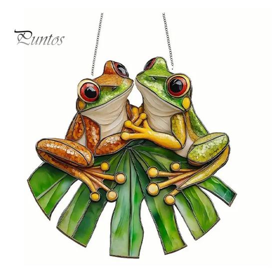 

Лягушка-ловец солнца 2D акриловая лягушка подвесное украшение на окно лягушка настенный декор ловец солнца подарок на новоселье для любителей лягушек C