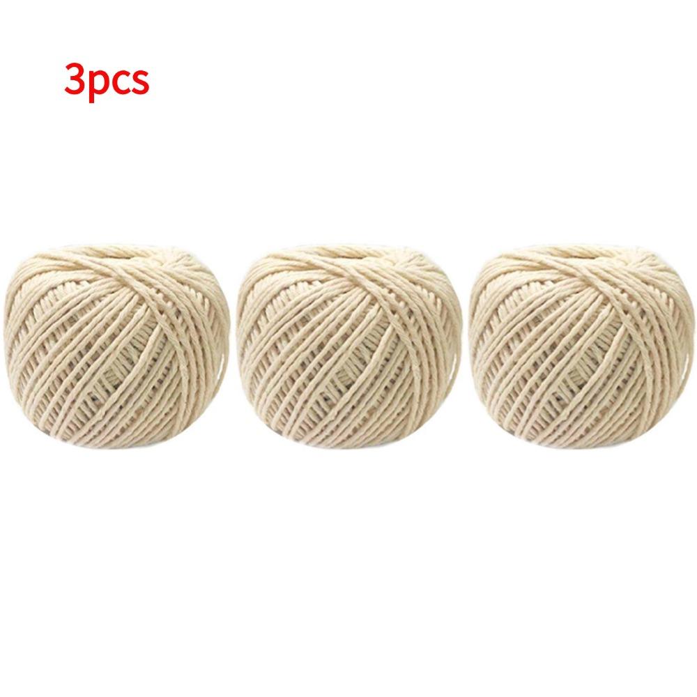 Cooking Tools Butcher's Cotton Twine Meat Prep Trussing Turkey Barbecue Strings Meat Sausage Tie Rope Meat Prep Trussing 4