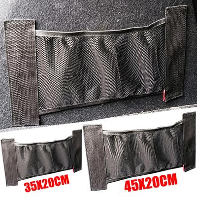 Bagażnik samochodowy Elastyczna kieszeń z siateczki Stałe paski Organizator wnętrza samochodu Siatkowa torba do przechowywania gaśnicy Mocowanie oparcia siedzenia Akcesoria samochodowe