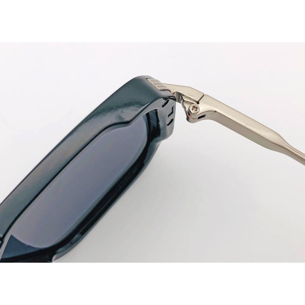 RSINC Unisex Designer Sunglasses UVProtection Vintage Square Black Grey KH-2304 B0DKJMW56J