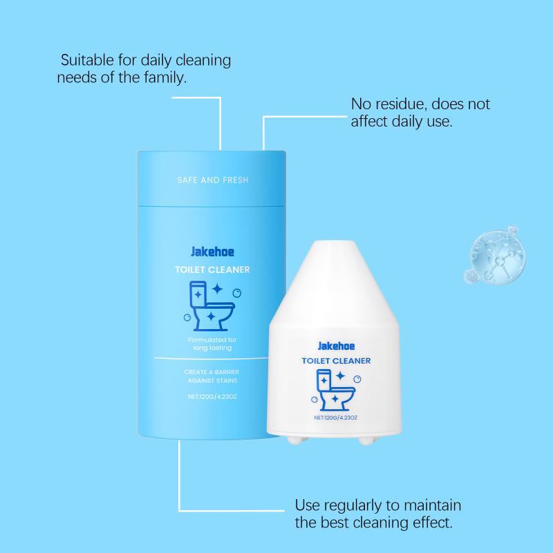 Automatic Toilet Tank Cleaner Tablets 120g Deep Cleaning Descaling and Deodorizing for Home Restroom Durable Stain Removal
