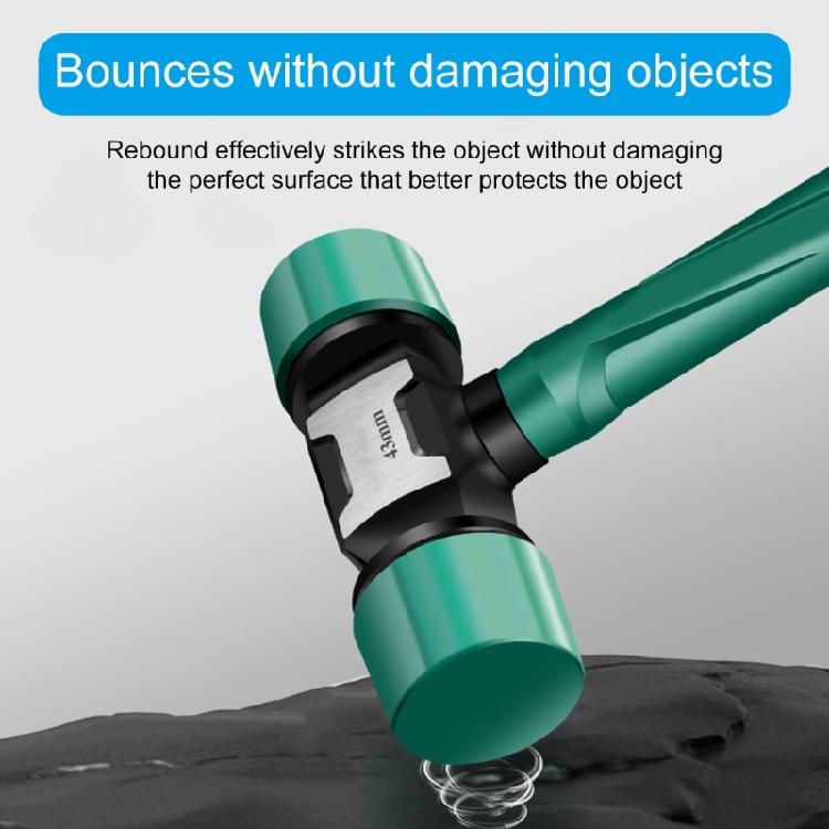 Lightweight Rubber Hammer Tool with Comfortable Grip Handle Ergonomic for Floor Tile Tapping Installation &User Friendly